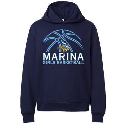 Marina Girls Basketball Hoodie (Navy)