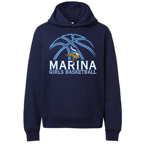 Marina Girls Basketball Hoodie (Navy)