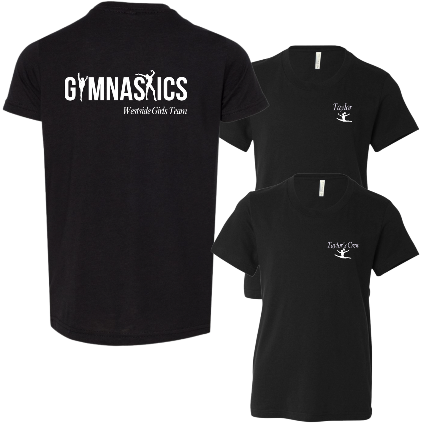 Gymnastics Girls Team Shirt (Personalized)