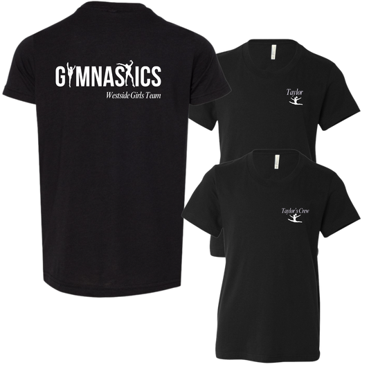 Gymnastics Girls Team Shirt (Personalized)
