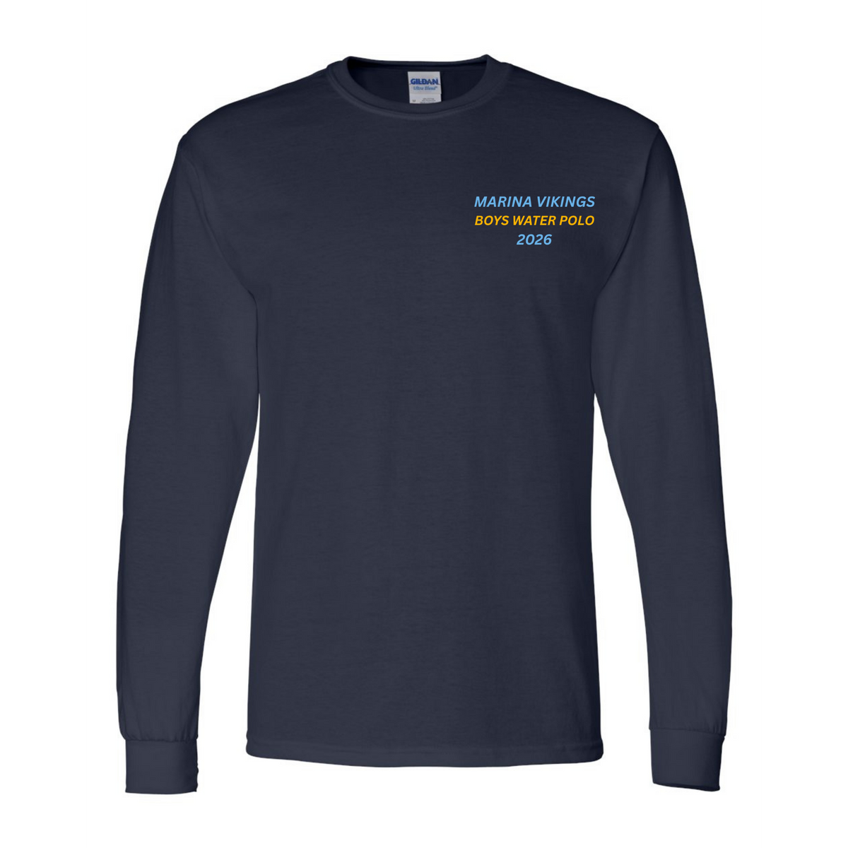 Marina Vikings Boys Water Polo 2026 Long Sleeve Tee