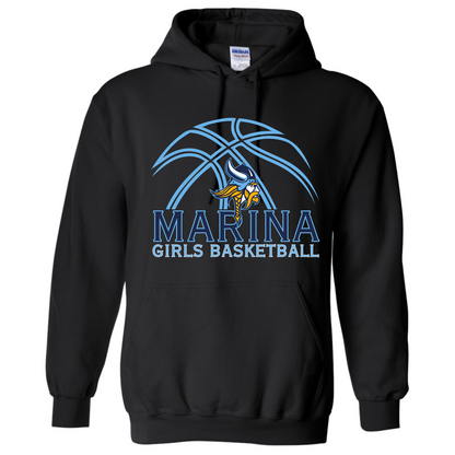 Marina Girls Basketball Hoodie (Black)