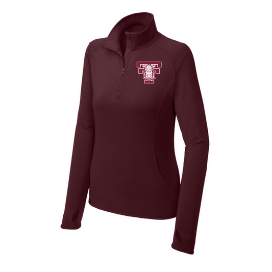 Torrance Tartars Women's Sport-Tek 1/4 Zip - Maroon