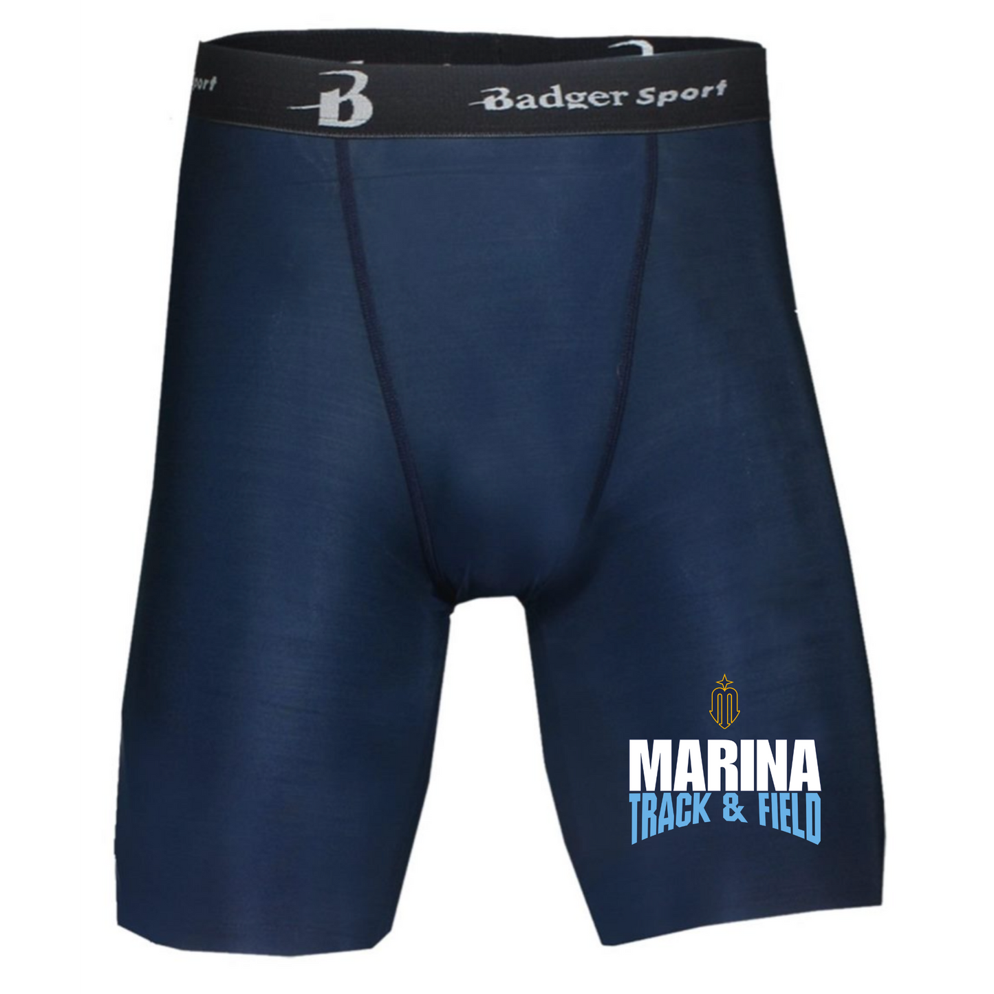 Marina Track & Field Compression Shorts