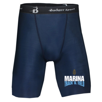 Marina Track & Field Compression Shorts