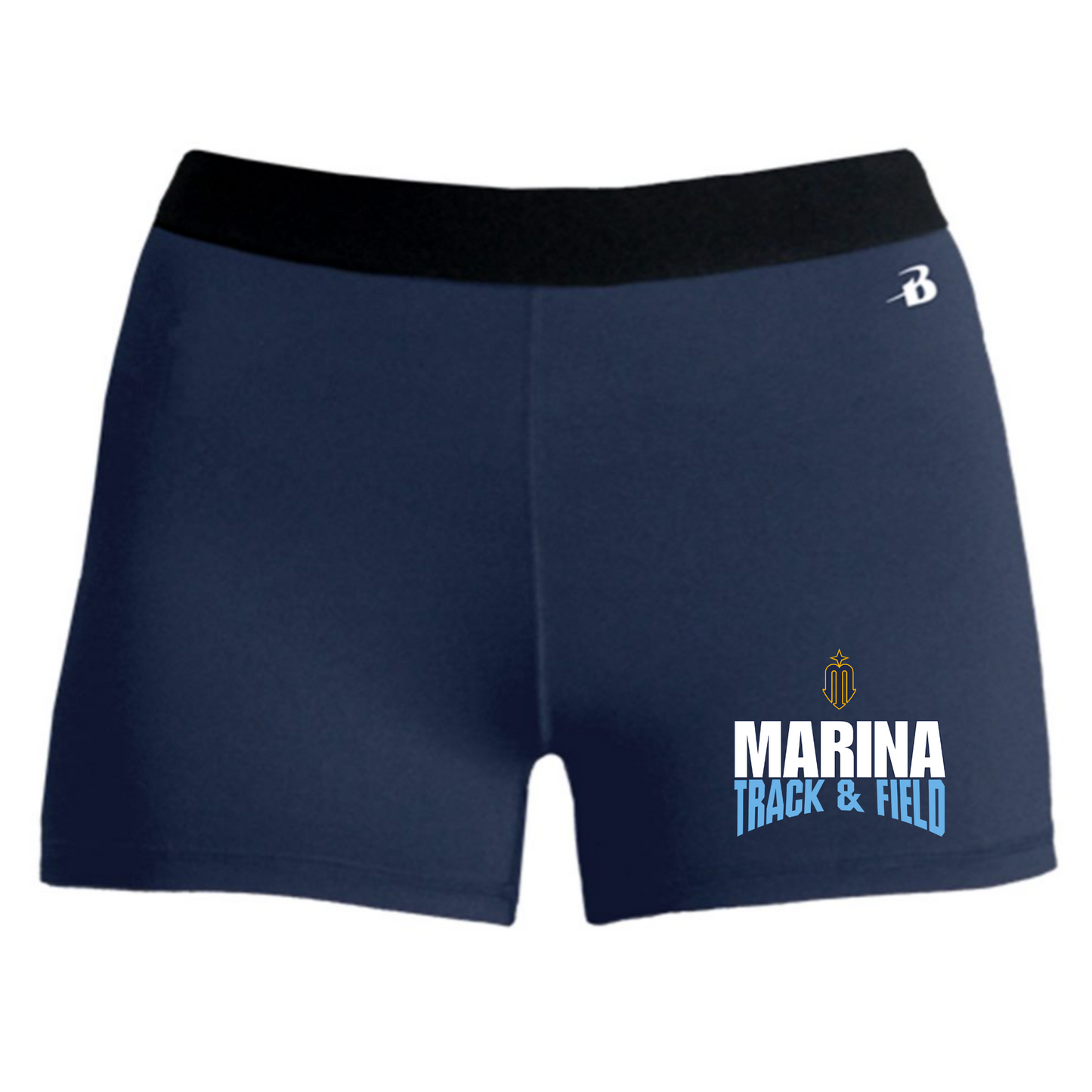 Marina Track & Field Compression Shorts
