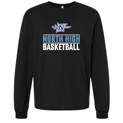 North Basketball Logo Long Sleeve