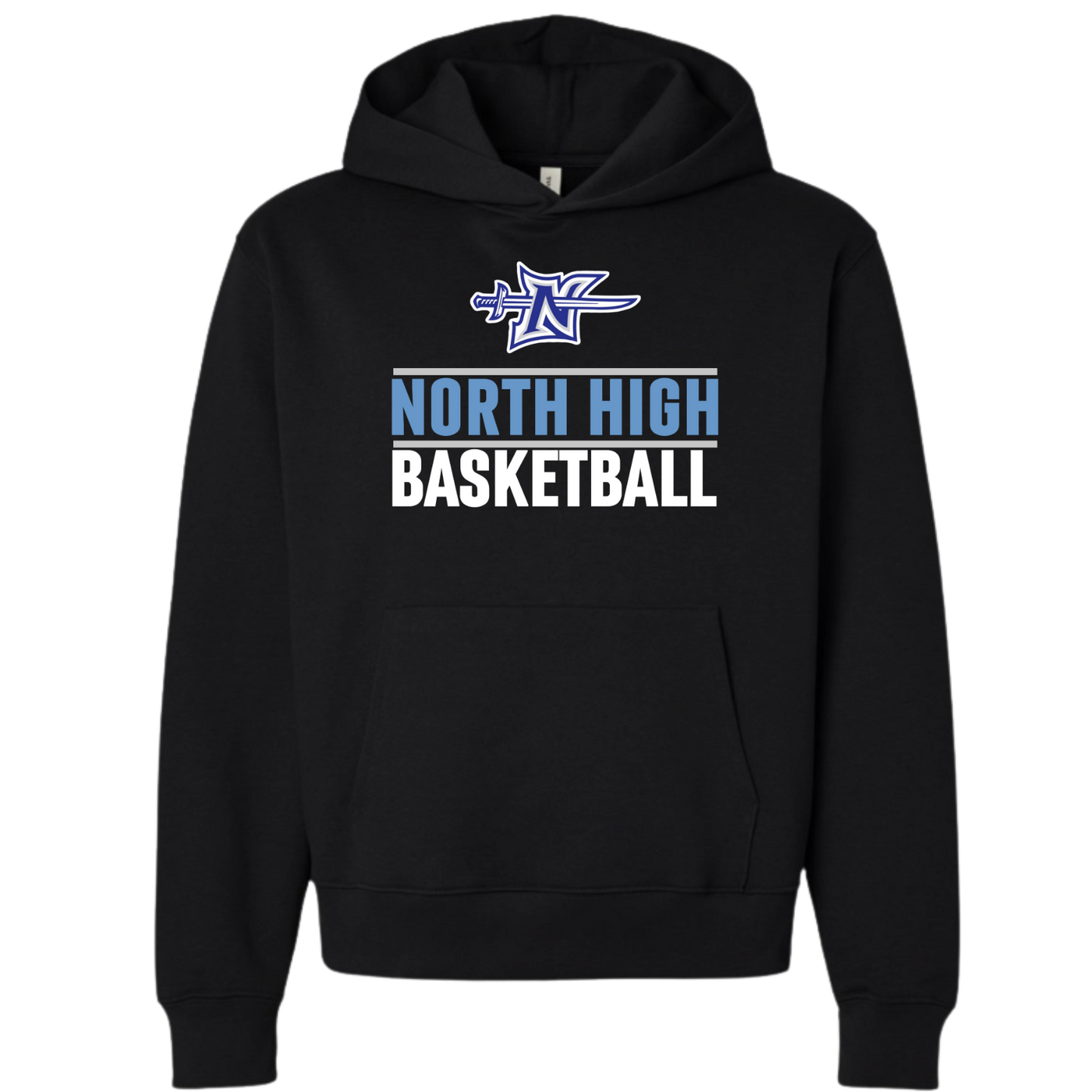 North Basketball Logo Hoodie