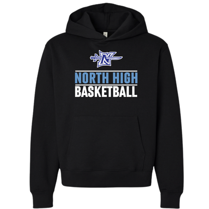 North Basketball Logo Hoodie