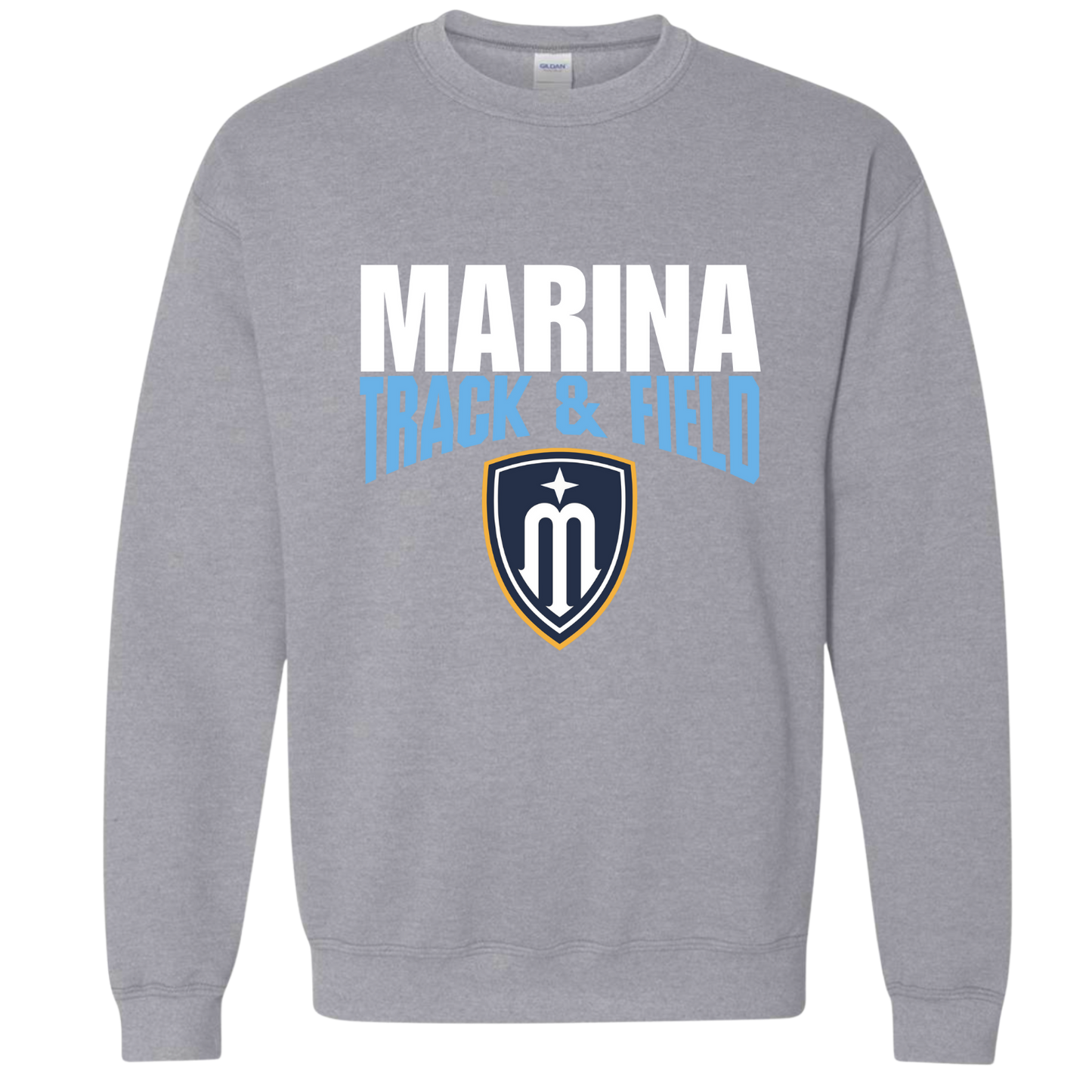 Marina Track & Field Shield Crew Sweatshirt