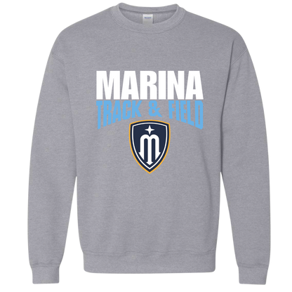 Marina Track & Field Shield Crew Sweatshirt