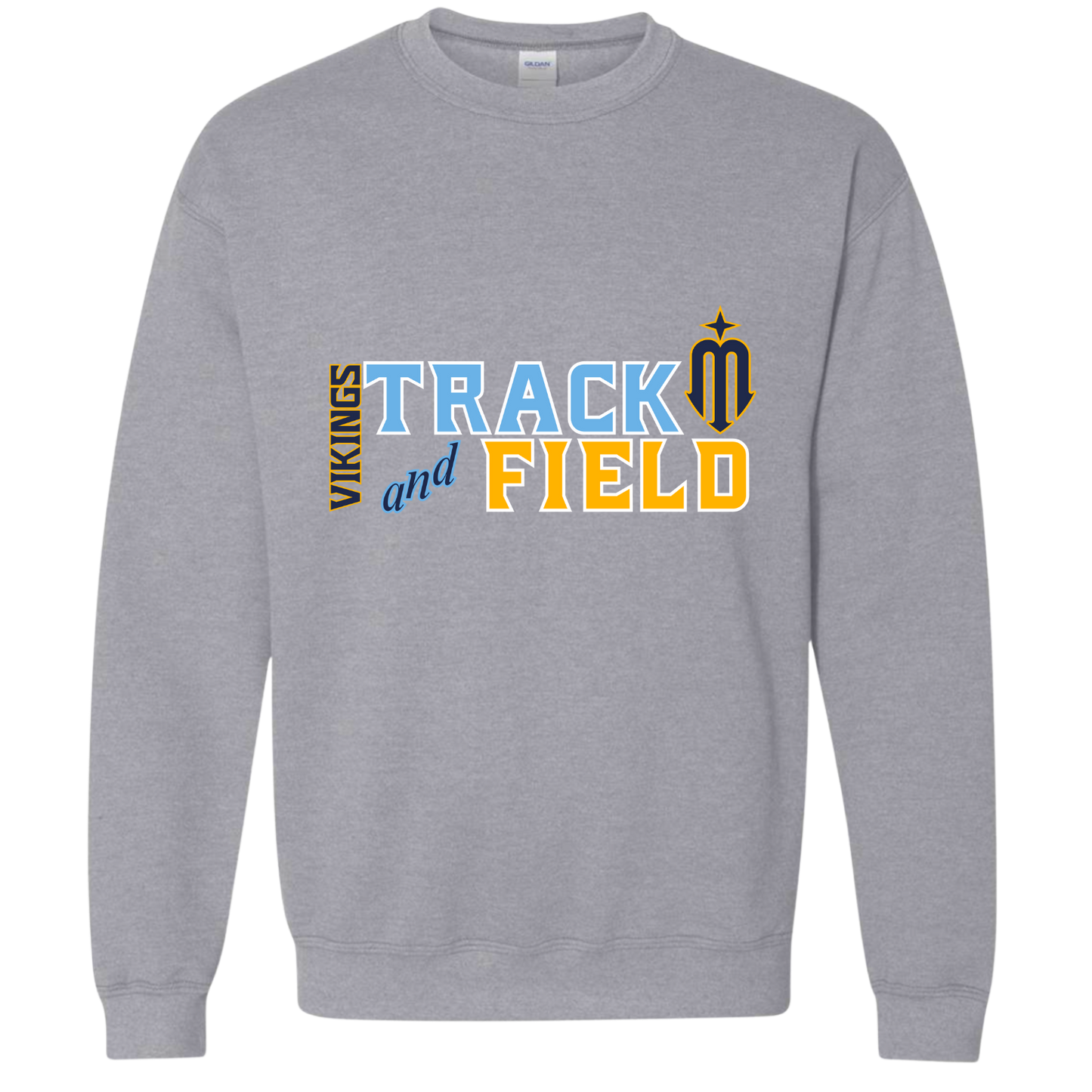Marina Track & Field Vikings Crew Sweatshirt
