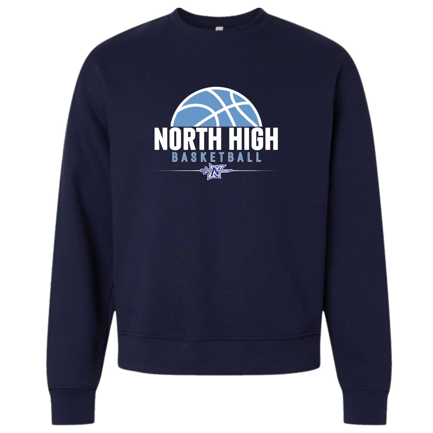 North Basketball Crew Sweatshirt