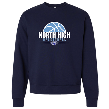 North Basketball Crew Sweatshirt