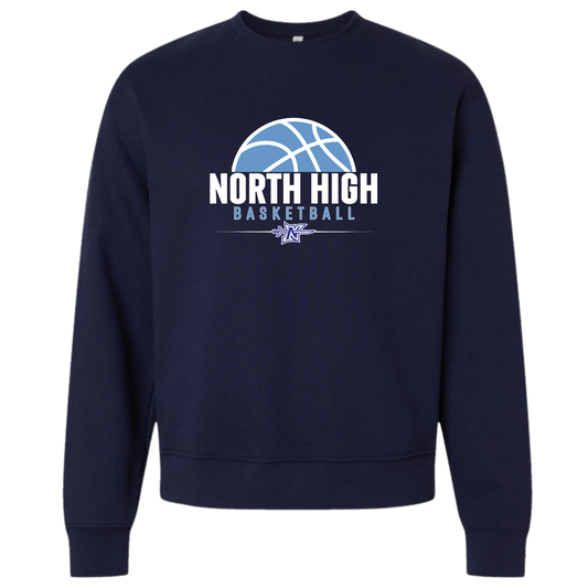 North Basketball Crew Sweatshirt