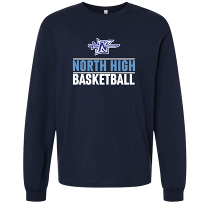 North Basketball Logo Long Sleeve