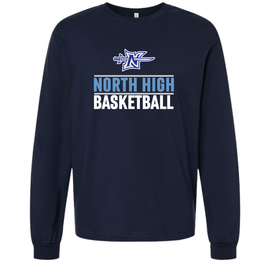 North Basketball Logo Long Sleeve