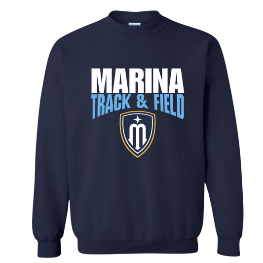 Marina Track & Field Shield Crew Sweatshirt