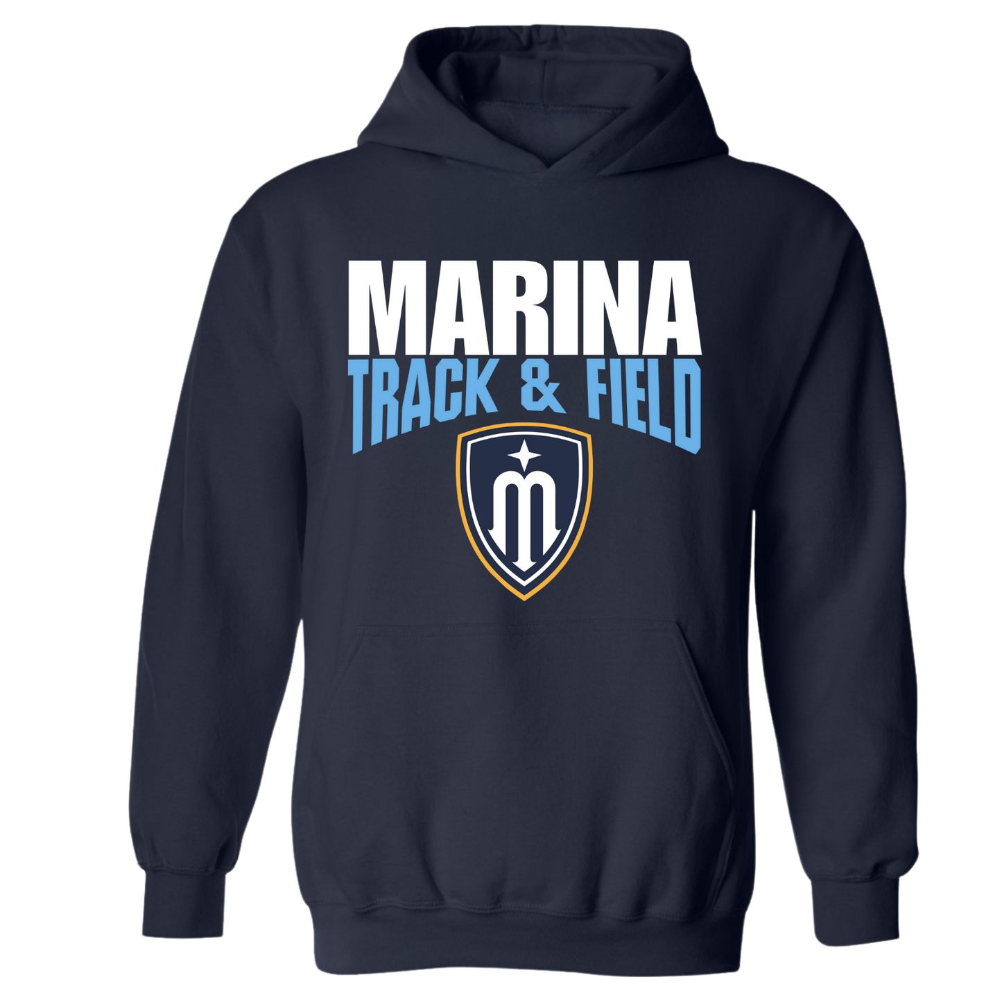 Marina Track & Field Shield Hoodie