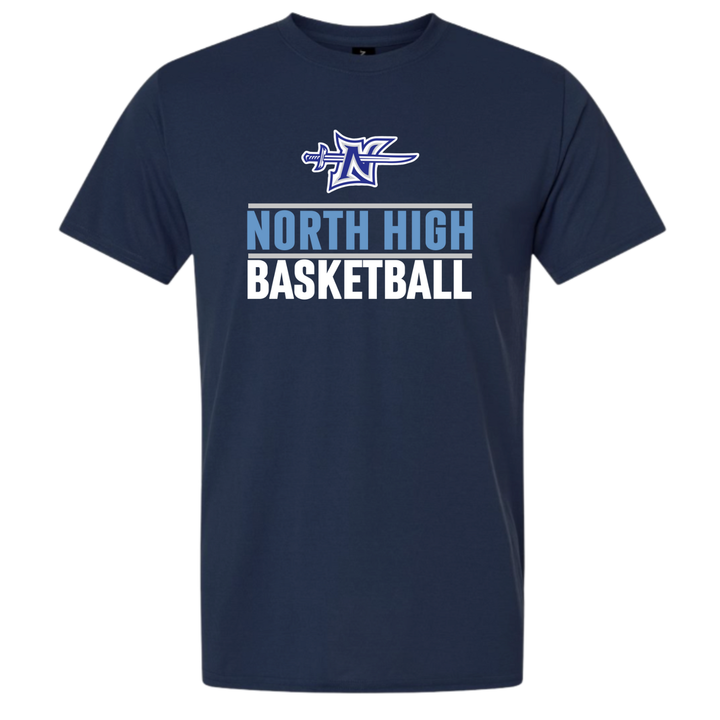 North Basketball Logo Performance T-Shirt (Dri-Fit)