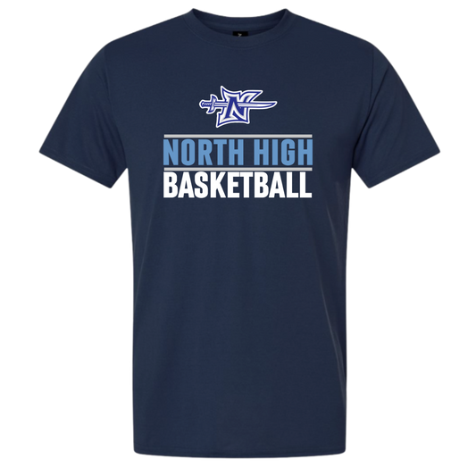 North Basketball Logo Performance T-Shirt (Dri-Fit)
