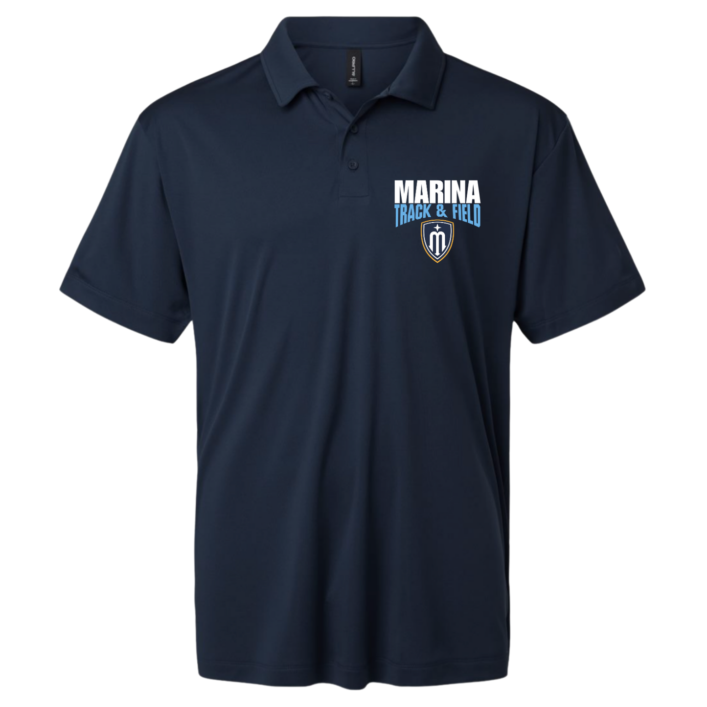 Marina Track & Field Shield Unisex Polo