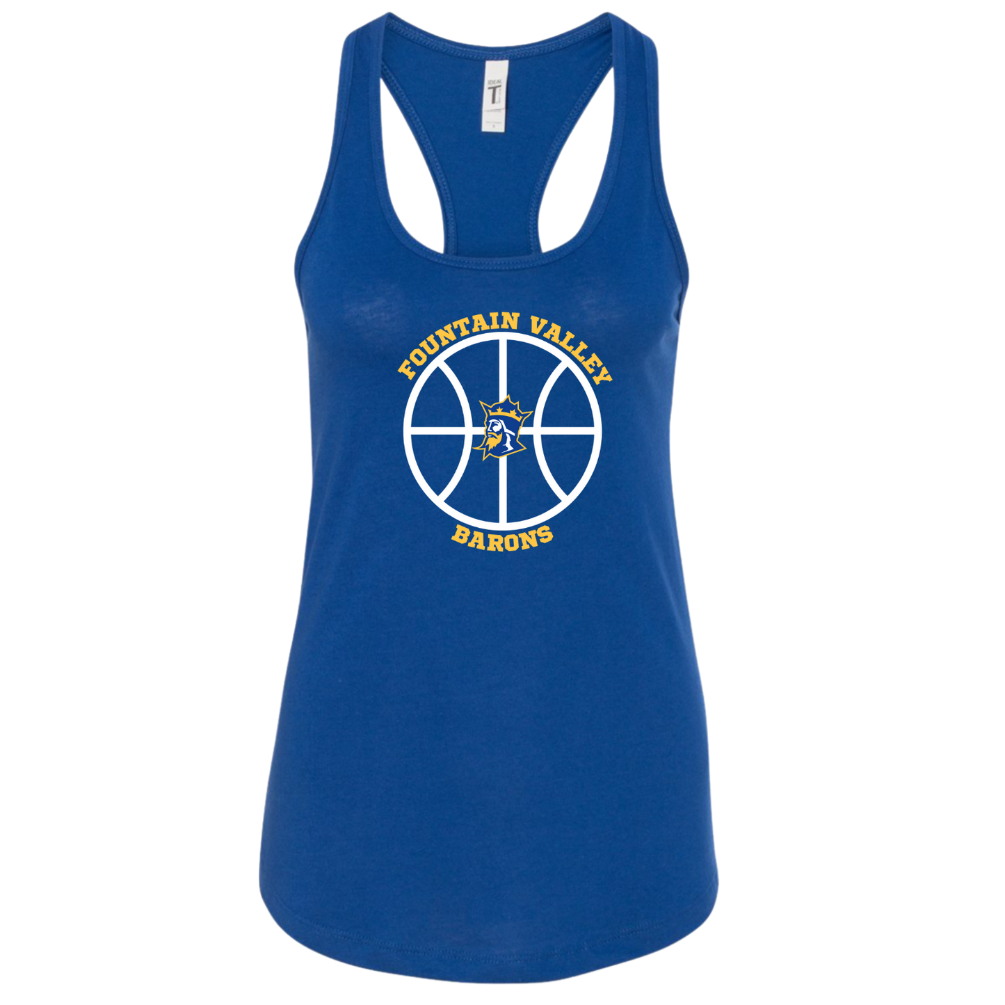 FV Basketball Womens Racerback Tank