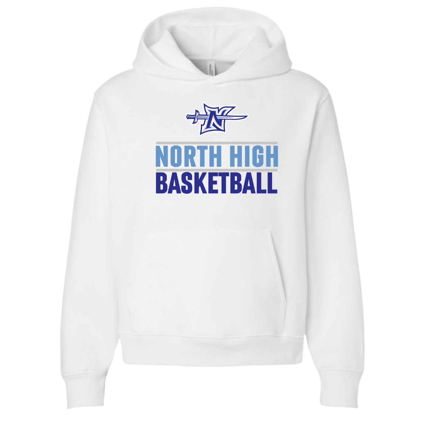 North Basketball Logo Hoodie