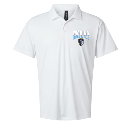 Marina Track & Field Shield Unisex Polo